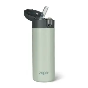 Zopa Termoska na tekutiny s brčkem 400 ml Pistacio green obraz