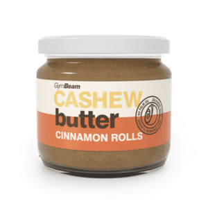 GymBeam Kešu máslo - Cinnamon rolls obraz