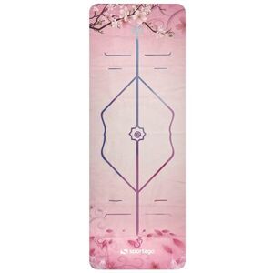 Premium semišová podložka na jógu Sportago 185x68x0, 15 cm - Jemná Sakura obraz
