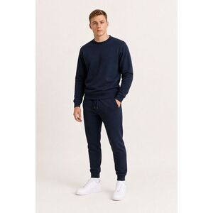 Set Tepláky Jogger & Mikina v Modré Barvě obraz