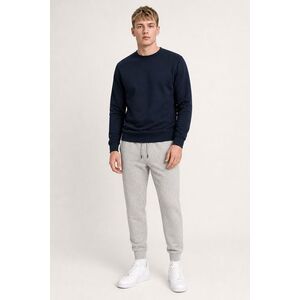 Set Šedé Tepláky Jogger & Modrá Mikina obraz