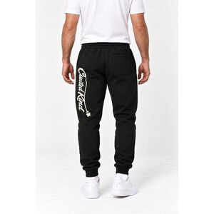 Tepláky Jogger, Barva Černá, s Potiskem Signature Flow obraz