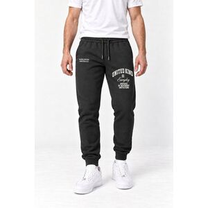 Tepláky Jogger, Barva Železitá Šedá, s Potiskem Worldwide Originals obraz