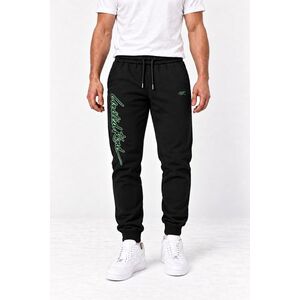 Tepláky Jogger, Barva Černá, s Potiskem Forest Signature obraz