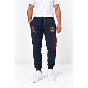Tepláky Jogger, Barva Modrá, s Potiskem Heritage Crest obraz