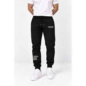 Tepláky Jogger, Barva Černá, s Potiskem Everyday Movement obraz