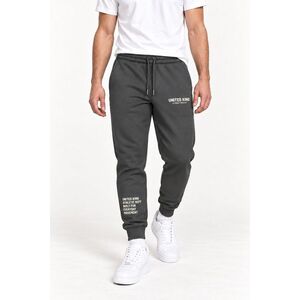 Tepláky Jogger, Barva Železitá Šedá, s Potiskem Everyday Movement obraz