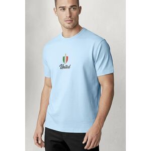 Tričko, Barva Nebesky Modrá, s Potiskem Italia Token Centered obraz