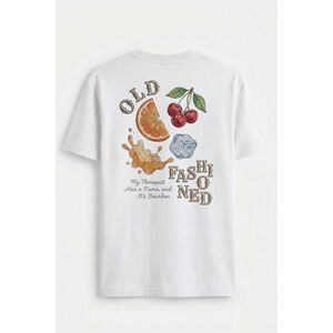 Tričko, Barva Bílá, s Potiskem Old Fashioned Fruit Collage obraz