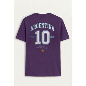 Tričko, Barva Fialová, s Potiskem Argentina Ten Jersey obraz