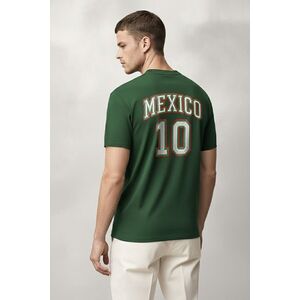 Tričko, Barva Zelená, s Potiskem Mexico Ten Jersey obraz
