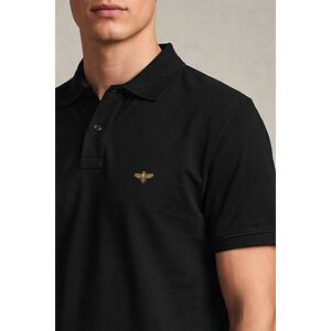 Polo Tričko, Barva Černá, s Potiskem Gold Bee Mark obraz
