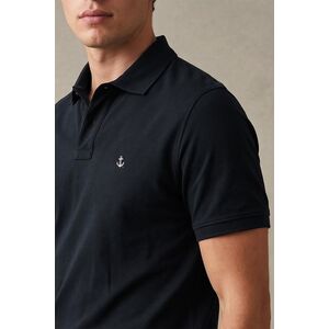Polo Tričko, Barva Modrá, s Potiskem White Anchor Icon obraz