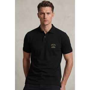 Polo Tričko, Barva Černá, s Potiskem Royal Club Label obraz