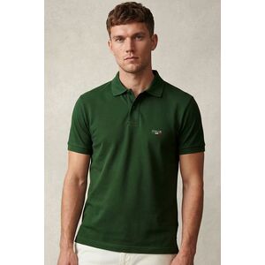 Polo Tričko, Barva Zelená, s Potiskem Italia Green Script obraz