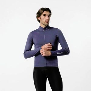 CASTELLI Cyklistická zateplená bunda - ESPRESSO 2 - modrá obraz