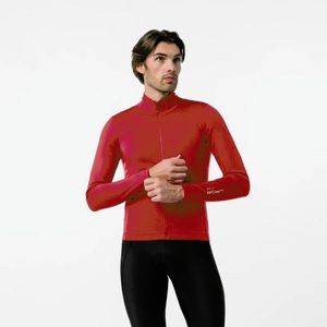 CASTELLI Cyklistická zateplená bunda - ESPRESSO 2 - červená obraz