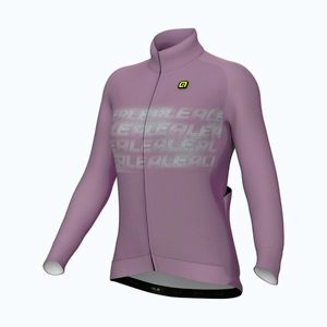 ALÉ Cyklistický dres s dlouhým rukávem zimní - PR-E IDENTITY - růžová obraz