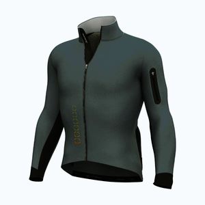 ALÉ Cyklistická zateplená bunda - R-EV1 THERMO SHIELD - zelená obraz