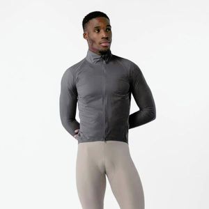 CASTELLI Cyklistická větruodolná bunda - TRANSITION AIR - šedá obraz