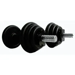 ACRA nakládací činka jednoruční set 2 x 7, 5 kg (15kg) pogumované obraz