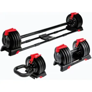 Acra Sada nastavitelných činek 24 kg, 3v1 obraz