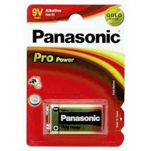 Alkalická baterie 9V 6LR61 Panasonic blistr 1 ks obraz
