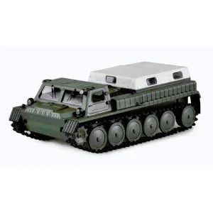 Amewi RC obrněné pásové vozidlo 1: 16 RTR olivově zelená replika GAZ-71 obraz