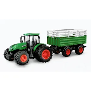 Amewi RC Traktor 2, 4 Ghz s přeravníkem zvířat, světla, zvuk 1: 24 obraz