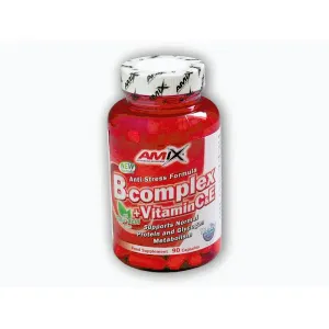 Amix B-Complex + Vitamin C + Vitamin E 90 kapslí obraz