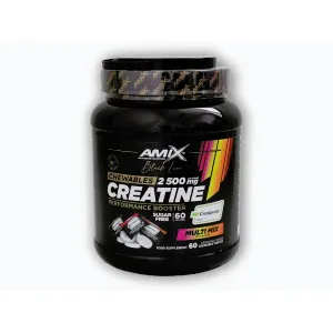 Amix Black Line Creatine Creapure 2500mg 60 Chewable Tabs Zero Sugar obraz