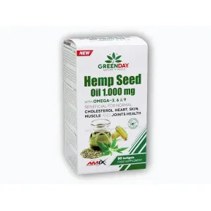 Amix GreenDay ProVEGAN Hemp Seed Oil 1000mg 90 cps obraz