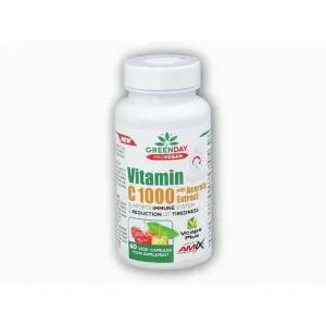 Amix GreenDay ProVEGAN Vitamin C 1000mg with Acerola 60 kapslí obraz