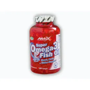 Amix Super Omega 3 Fish Oil 1000mg 180 kapslí obraz