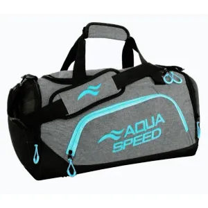 Aqua-Speed Duffle Bag M sportovní taška šedá-tyrkysová - 1 ks obraz