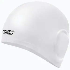 Aqua-Speed Volume Ear Cap koupací čepice bílá - 1 ks obraz