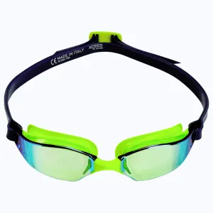 Aqua Sphere Plavecké brýle XCEED titan. zrcadlová skla žlutá obraz