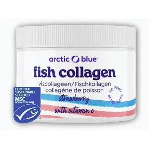 Arctic blue Fish Collagen + Vitamin C 150g (Seagarden Norway) - Jahoda obraz