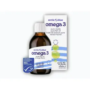 Arctic blue Omega 3 250ml (450mg DHA, 380mg EPA Vitamin D 400IU) obraz