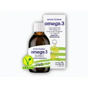 Arctic blue Vegan Omega 3 Algae 150ml (Lněný olej + olej z mořské řasy) obraz