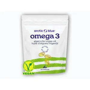 Arctic blue Vegan Omega 3 Algae 60 kapslí (250mg DHA) obraz
