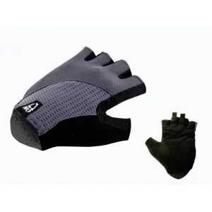 Author Men Sport Gel X3 k/p šedé/černé pánské cyklistické rukavice - M (21 cm) obraz