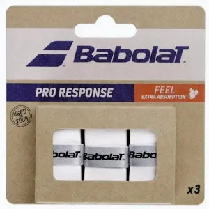 Babolat Pro Response X3 overgrip omotávka tl. 0, 45 mm bílá - 3 ks obraz