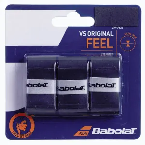 Babolat VS Original overgrip omotávka tl. 0, 4 mm černá - 3 ks obraz
