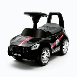 BABY MIX Dětské odrážedlo se zvukem RACER černé - Černá obraz