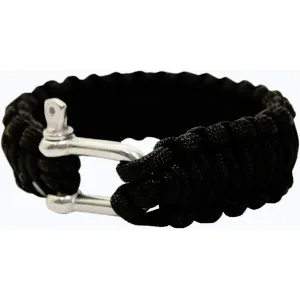 BCB Adventure náramek paracord kov černý obraz