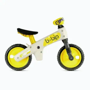 BELLELLI BALANCE BIKE - B-BIP, žluto šedé dětské odrážedlo obraz