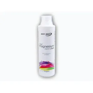 Best Body Nutrition Magnesium vitamin liquid 500 ml - Tropical obraz