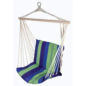 Cattara Houpací síť k sezení 95x50cm modro-zelená obraz