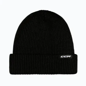 CCM Čepice Team Cuffed Beanie SR - černá, Senior obraz